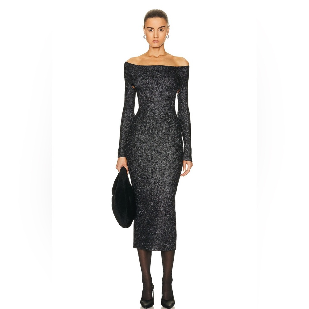 KHAITE Marisole Off-Shoulder Dress